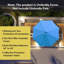 Auvent de remplacement 9 pi pour parasol de patio-1357721375