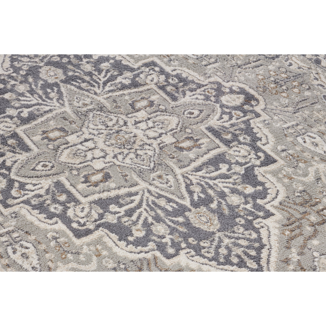Handwoven Ivory/Grey Rug