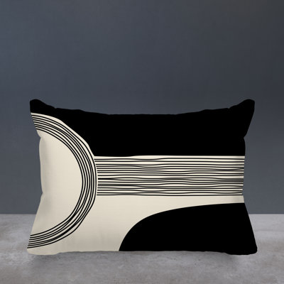 Cassie Lumbar Rectangular Indoor/Outdoor Pillow Cover & Insert