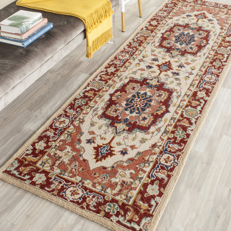Hollander Oriental Hand-Hooked Wool Area Rug