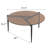 Bjarnhildur Glass Top Single Coffee Table-1939300252