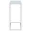 Table d'appoint contemporaine en forme de C