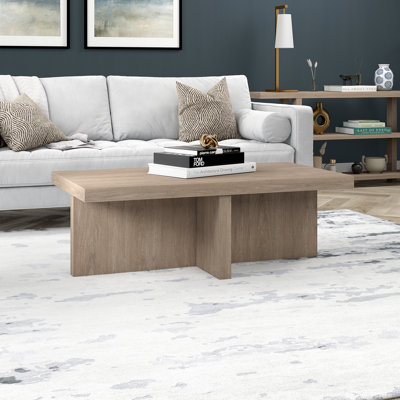 Elna Manufactured Wood Cross-Leg Coffee Table