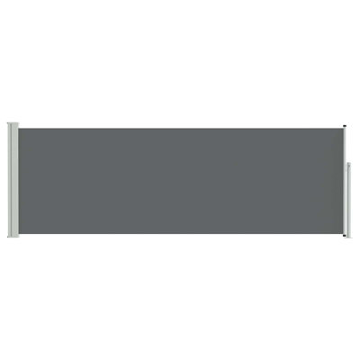 Auvent latéral vidaXL anthracite 118,11 x 39,37 po en polyester