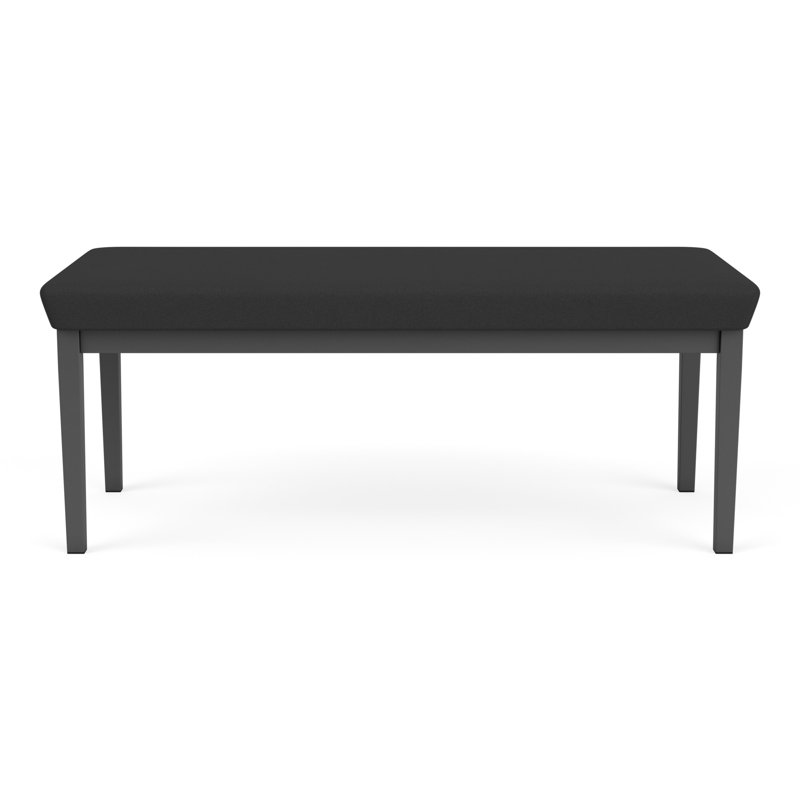 Structure en métal Lenox, Graphite Visite Libre - Tissu uni, Gris anthracite