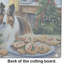 Sheltie Christmas Cookies Glass Cutting Board