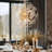 Colstrip 8-Light Iron Dimmable Sputnik Chandelier