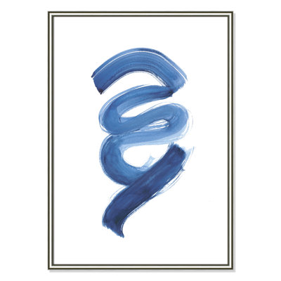 Slinky Indigo I by Filippo Ioco - Painting Print