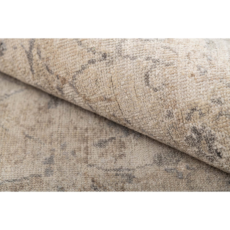 Handmade Silk and Wool Area Rug, Runner 2'6" x 8'