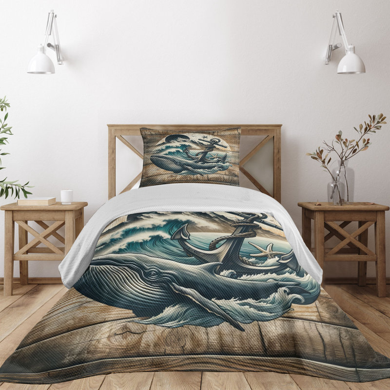 Polyester Coverlet, Twin Coverlet + 1 Standard Shams