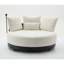 Fauteuil pivotant rond surdimensionné de 52,75 po-780448301