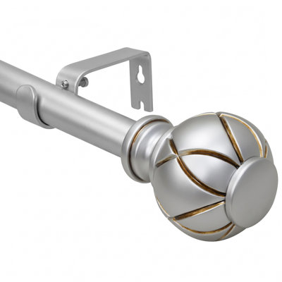 Tringle à rideaux simple ajustable Derra