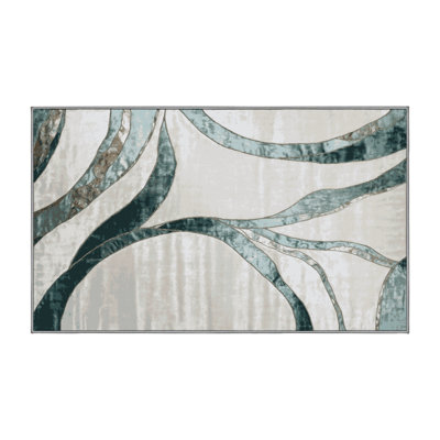 Machine Washable Brown Area Rug