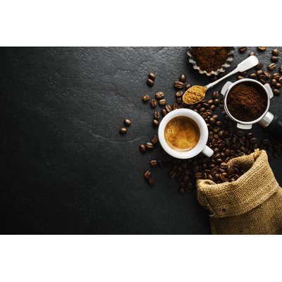 Coffee Beans by Nerudol - Wrapped Canvas Print