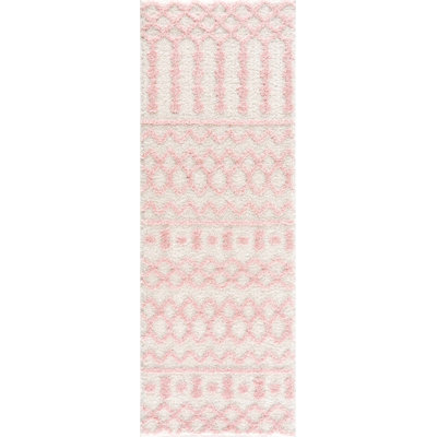 Carnegia Moroccan Pink/Beige Area Rug