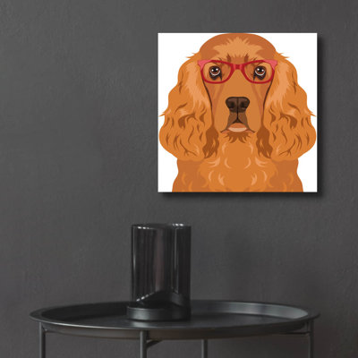 English Cocker Spaniel Wearing Hipster Glasses' by Furbaby Affiliates