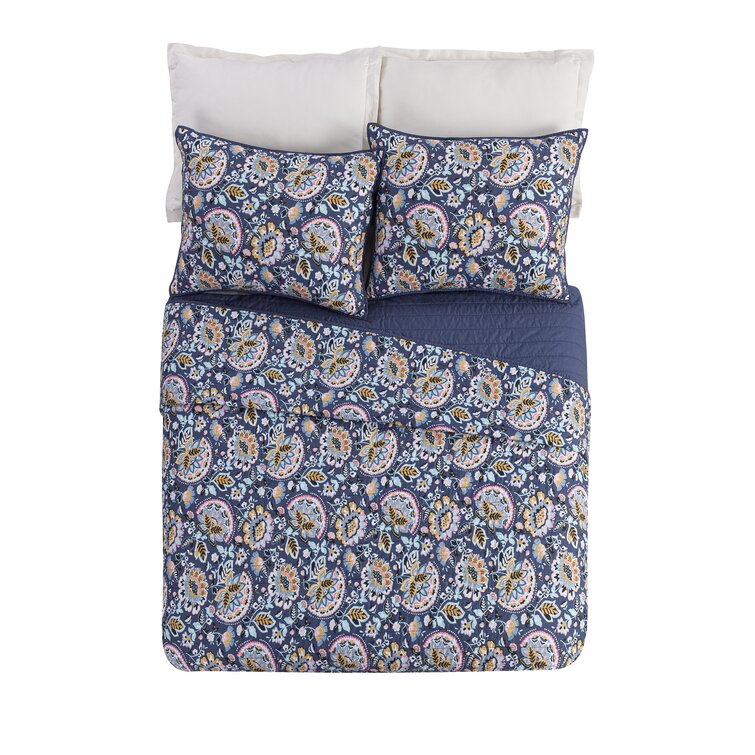 Vera Bradley Maybe Navy Floral Quilt & Reviews