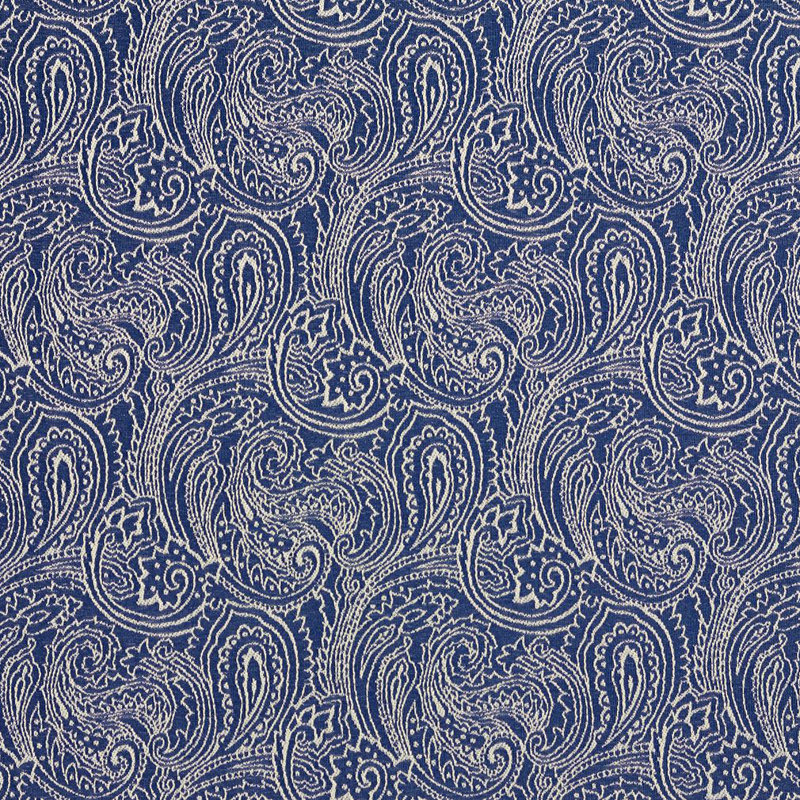 Tissu motif cachemire, Bleu 5