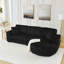 Canapé-lit modulaire rembourré en velours Corduroy-1818098731