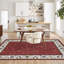 Rectangle Floral Area Rug-805193444-805193446