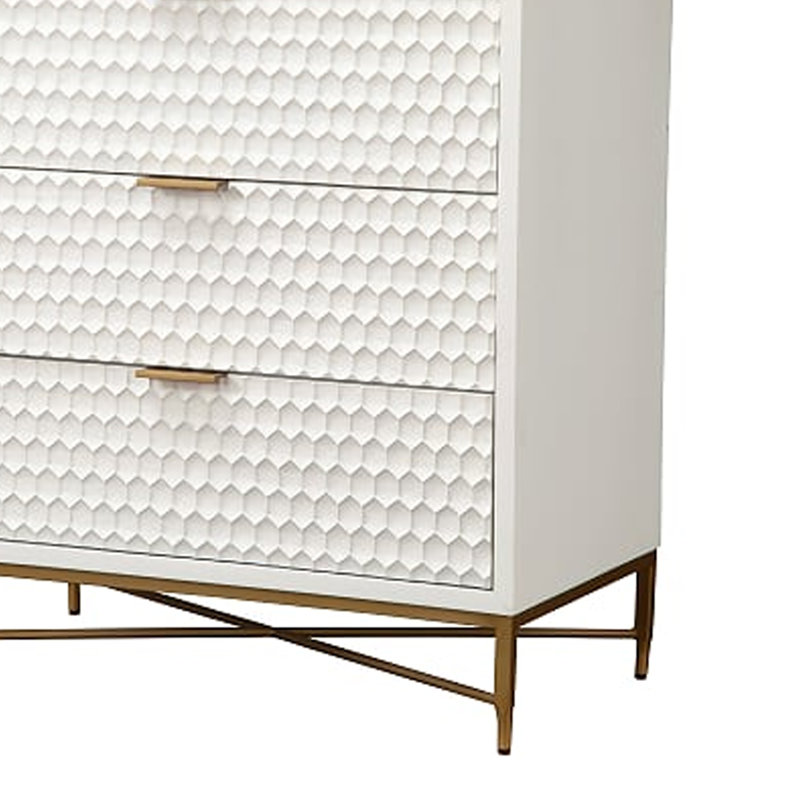 Commode 3 tiroirs Honeycomb