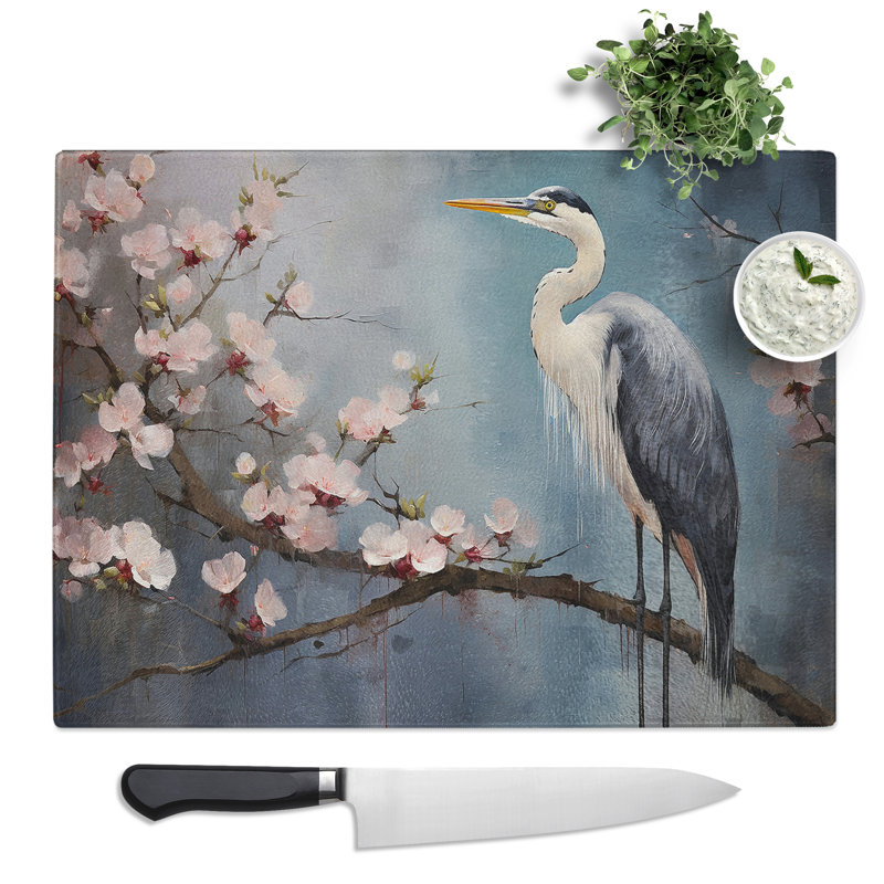 Heron Contemporary  Glass Chopping Board