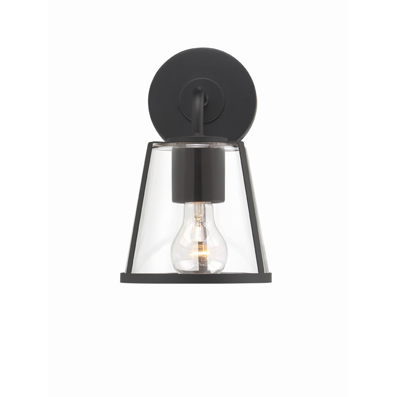 Asheboro Dimmable Bath Sconce, Black