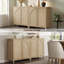 Boho - Buffet en rotin avec tablettes réglables-344095792-362371662