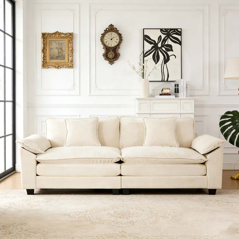 Canapé LoveSea Wider, Beige, 2, H 33,1 po x l 81,9 po x P 30,3 po