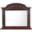 Miroir Lyndon, cerise