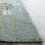Tapis bleu crocheté à la main Doyle-22211883