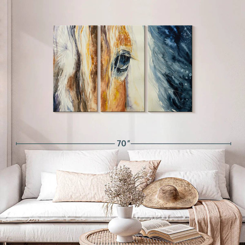 Horse Eye, 28" H x 45" W