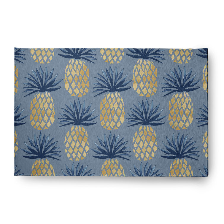 Chenille Floral Indoor Rug