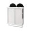 Armoire à miroir à double arche 23,62 po, armoire à pharmacie 2 portes, armoire murale en métal avec tablettes réglables et porte-serviettes-559018101