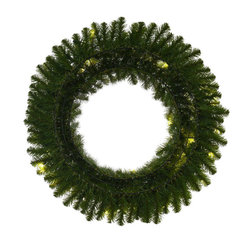 One Allium Way® 42" Deluxe Sequoia Pine Wreath WA 200WW, 91.44" H x 36" W x 36" D