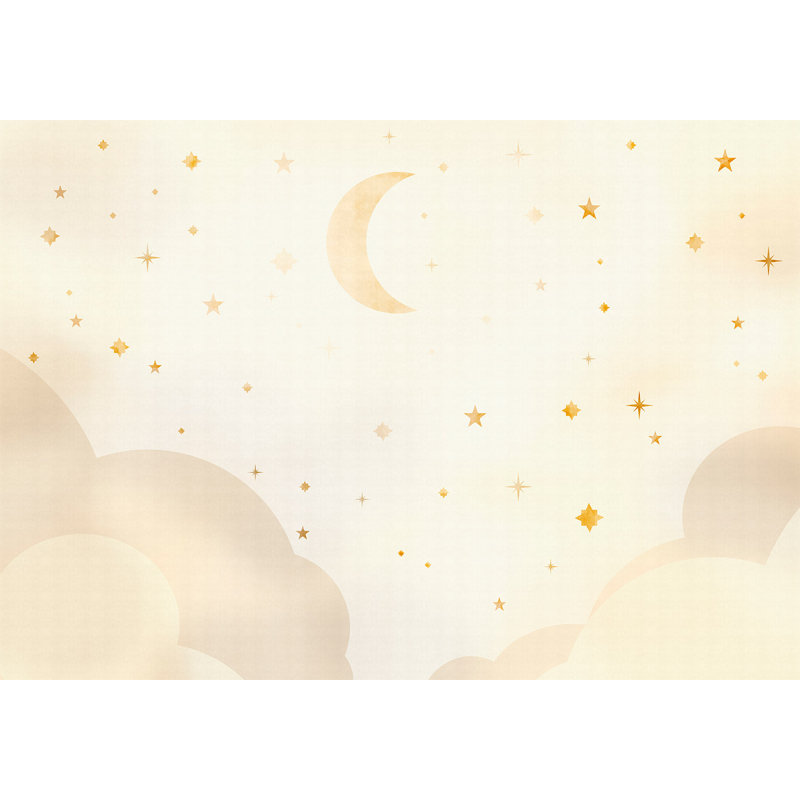 Adhésif mural pelez et collez pour enfants - Nuit étoilée, L 100 po x l 135 po