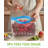20Pack Reusable Bags Dishwasher Safe