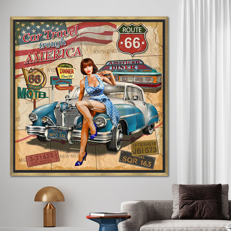 Print on Canvas, Gold, Framed Print without Mat, 20 cm H x 20 cm W