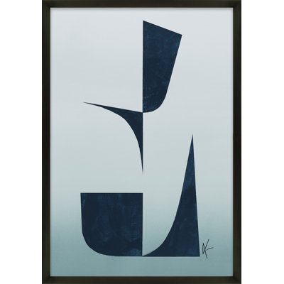 Indigo Shadows 2 Print by Lee Lessem
