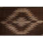 Tapis teinté géométrique kilim 5 x 7