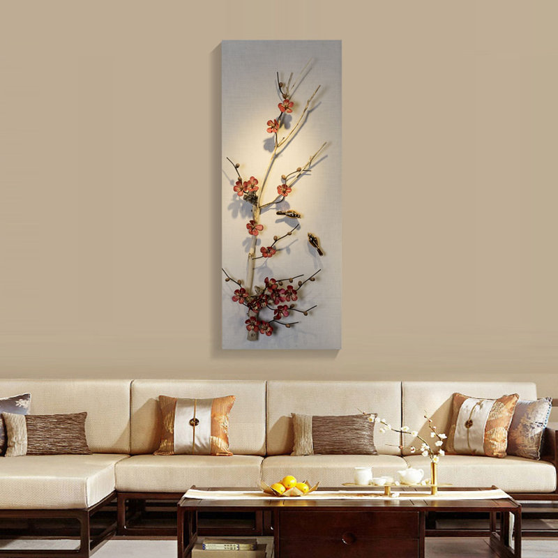 New Chinese-style background wall decor