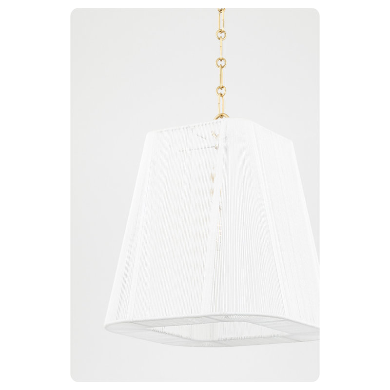 Verona Beach 1 Light Large Pendant - Aged Brass, Aged Brass