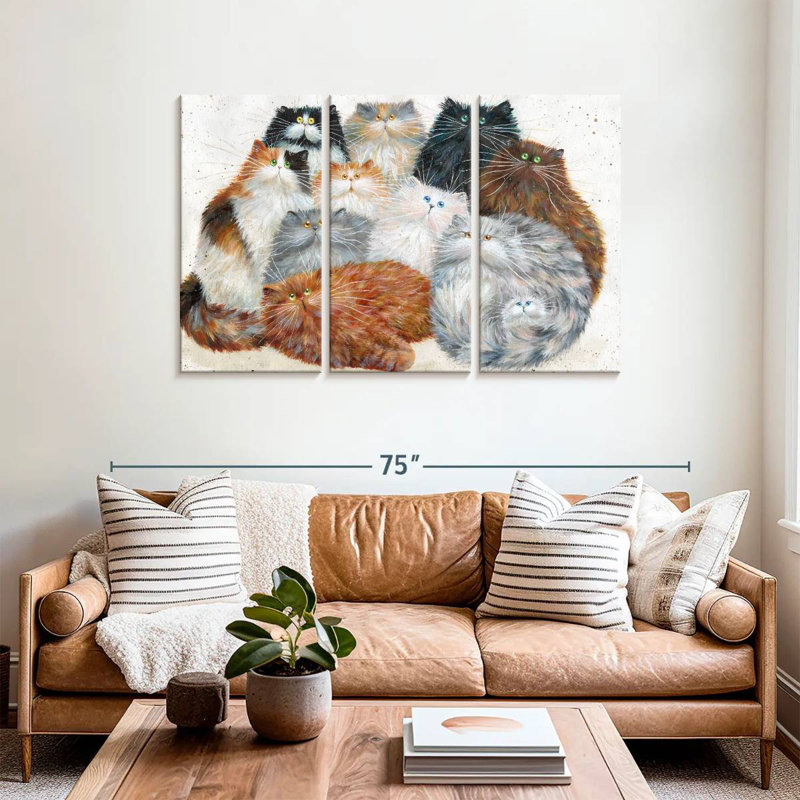 Brampt Fluffy Eleven, 36" H x 57" W