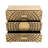 Fevronia 3 Drawer Brass Chest