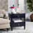 Laga 24'' W Nightstand – Contemporary Bedroom Table with 2 Drawers, Silver Hardware & Neutral Finish-684695863