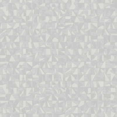 Papier peint à formes géométriques chatoyantes de conception asymétrique