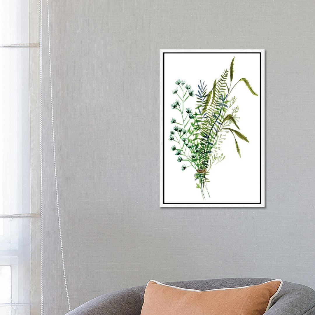 Grüner Blumenstrauß II von Melissa Wang - Giclée-Leinwand auf Leinwand