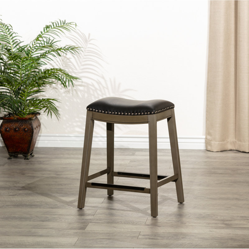 Tabouret de selle, siège, Gris, Noir