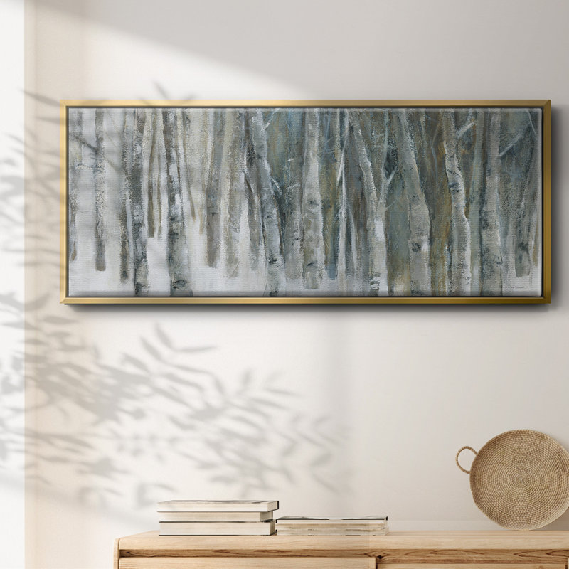 Banff Birch Grove - toile encadrée, H 20 po x l 50 po