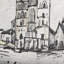 «Travel souvenirs IV a», toile texturée embellie à la main-92376839